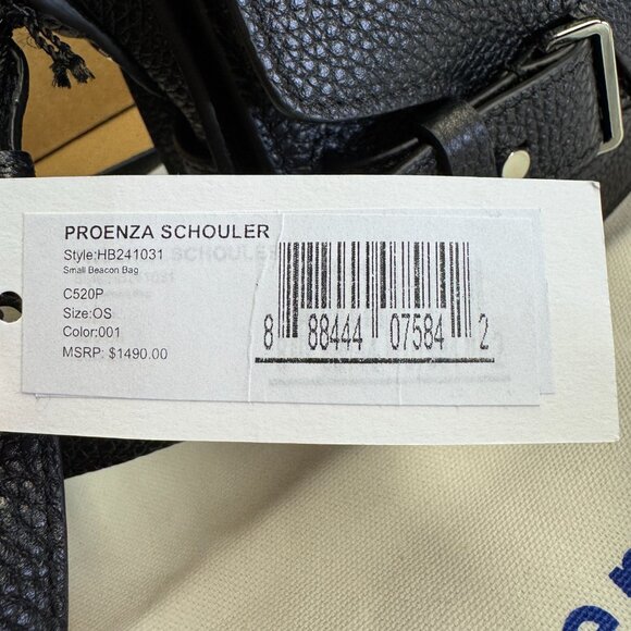 Proenza Schouler Small Beacon Leather Crossbody Bag – Black - Picture 10 of 10